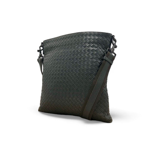 Bottega Veneta - Black Intrecciato Shoulder Bag Vintage Knited