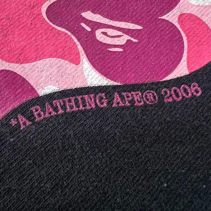 A Bathing Ape (BAPE) - M 2006 Camo Pink Bapehead Black