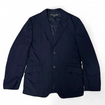 Comme Des Garcons - S AW16 Navy Poly Shrink Setup Set Wool Suit