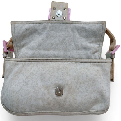 Fendi - Mamma Baguette Gray Handbag Shoulder Bag