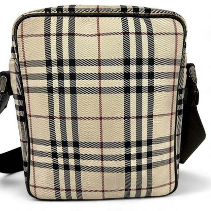 Burberry - Nova check shoulder bag crossbody vintage beige brown