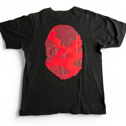 A Bathing Ape (BAPE) - Bapehead Camo T-Shirt Black Red