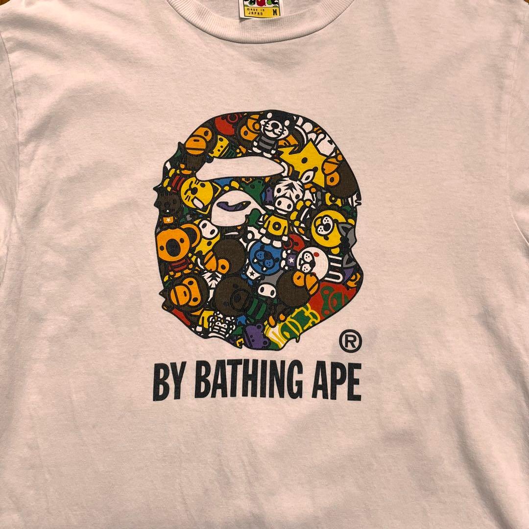 A Bathing Ape (BAPE) - M Bapehead Vintage White Shirt