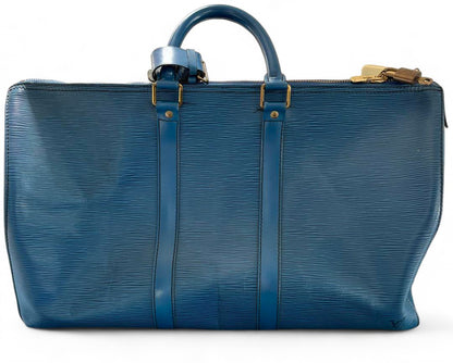 Louis Vuitton - Keepall 50 Light Blue Gold Hardware