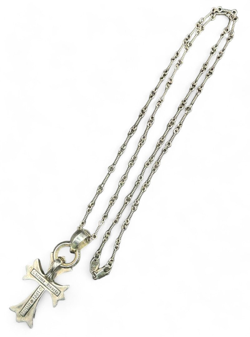 Chrome Hearts - Silver 925 Necklace Chain Cross Pendant