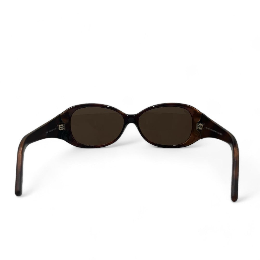 Fendi - Sunglasses Brown Plastic Monogram FF