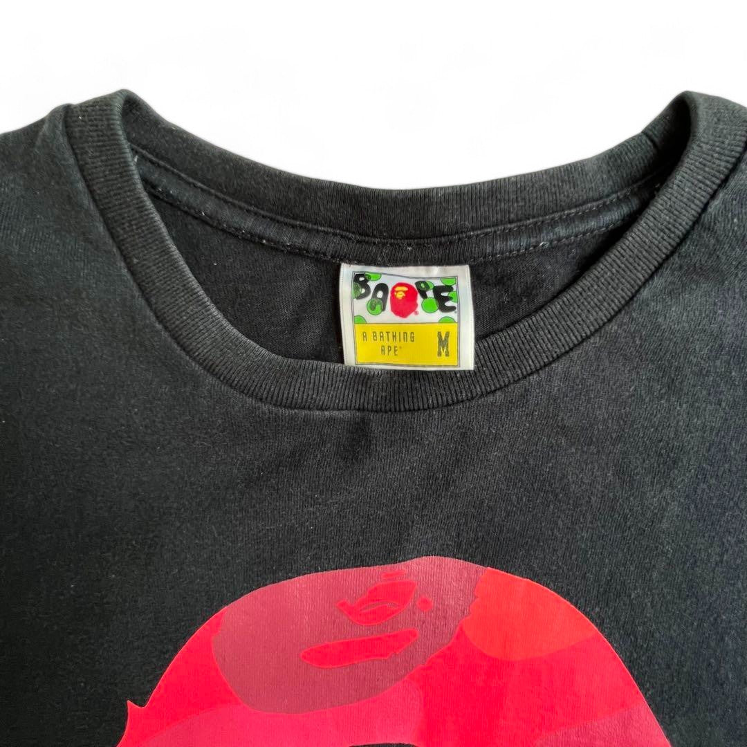 A Bathing Ape (BAPE) - Bapehead Camo T-Shirt Black Red