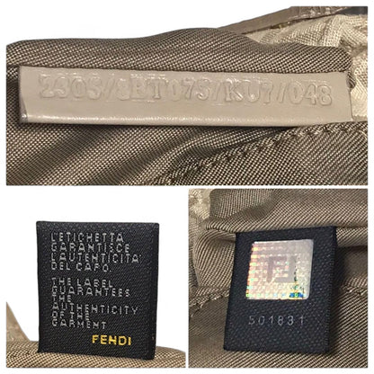 Fendi - Sasoche Shoulder Bag Zucchino Pattern Metal Crossbody