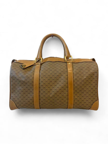 Gucci - Old Boston Handbag GG Brown Pattern Monogram