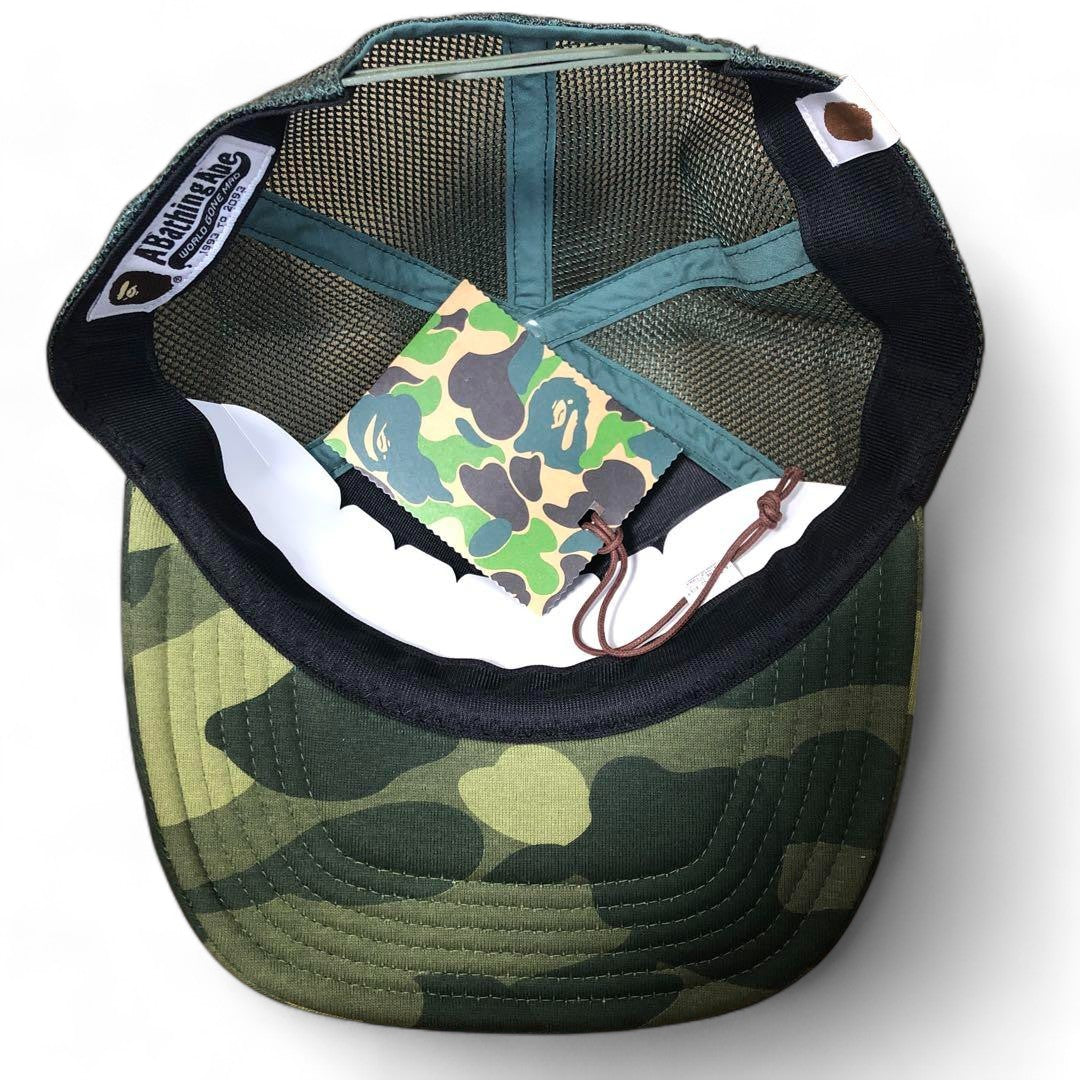 A Bathing Ape (Bape) - camo mesh cap vintage nigo like new bapehead