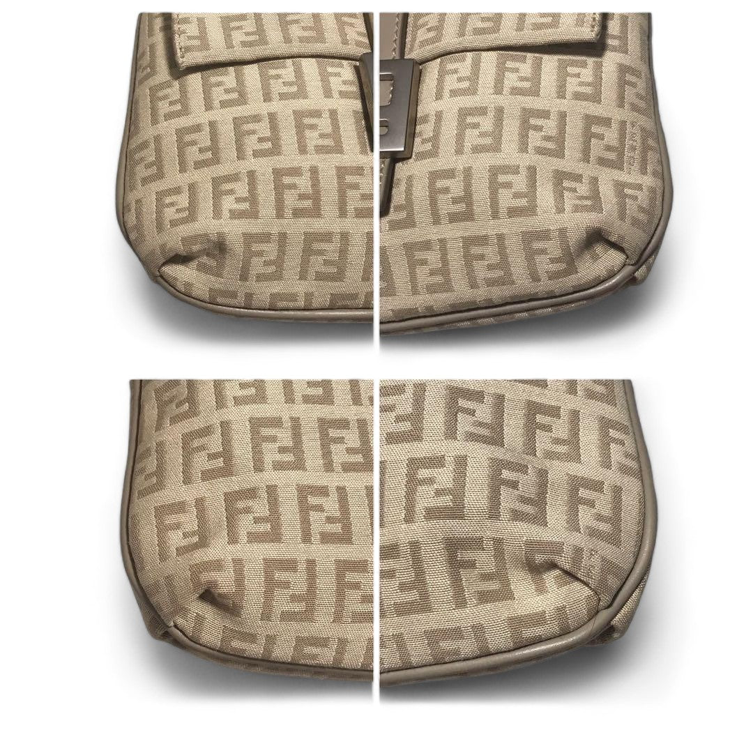 Fendi - Sasoche Shoulder Bag Zucchino Pattern Metal Crossbody