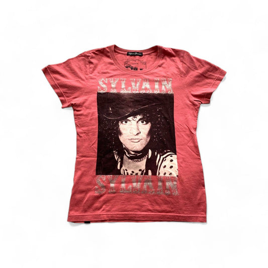 Hysteric Glamour - S New York Dolls Sylvain Pink Shirt Cropeed