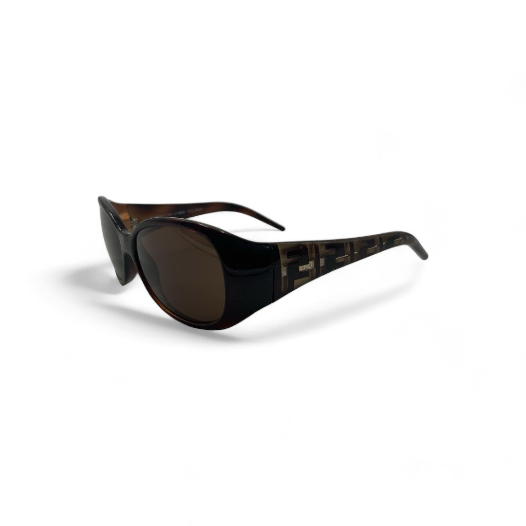 Fendi - Sunglasses Brown Plastic Monogram FF