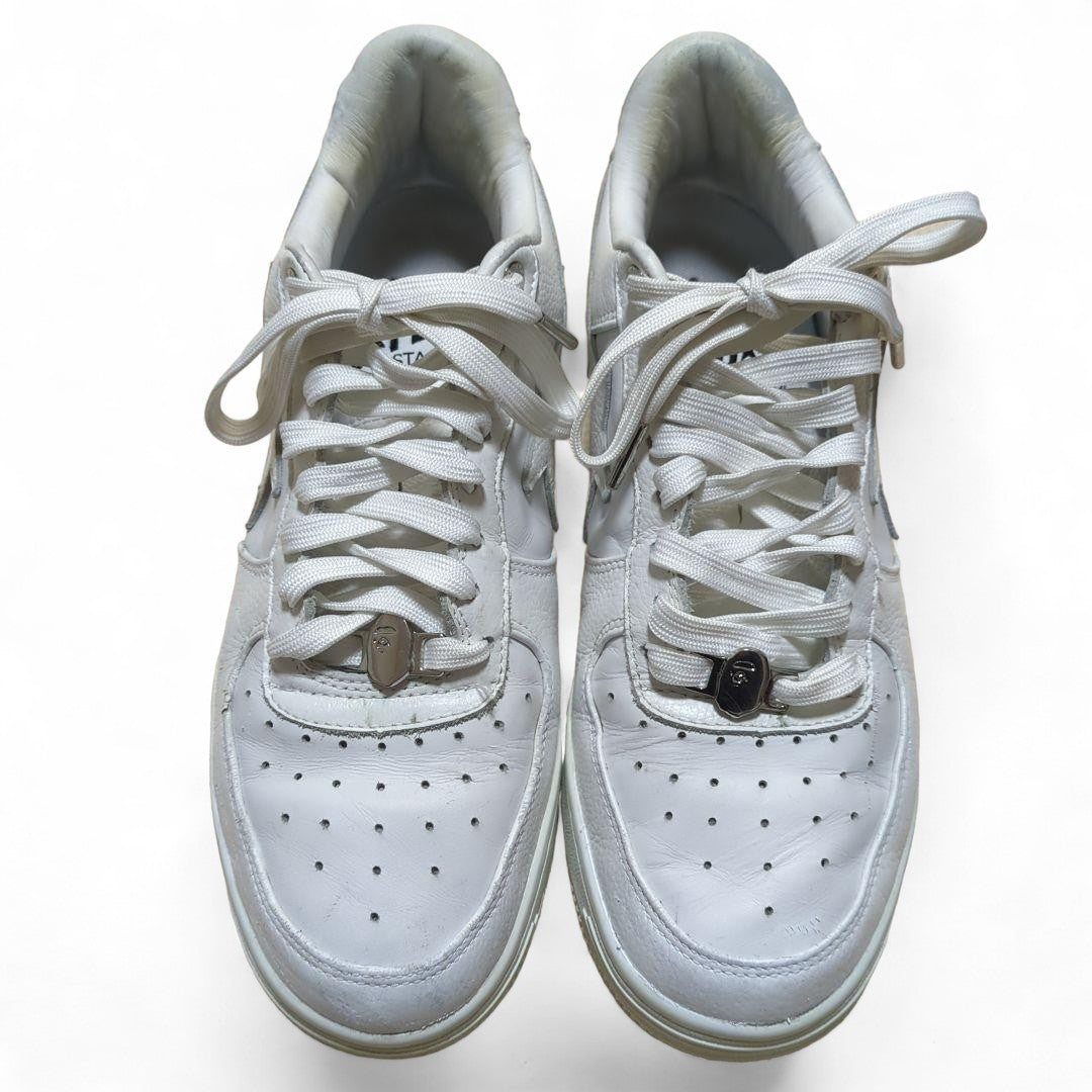 A Bathing Ape (BAPE) - 45 Bapesta White Low Top 28cm