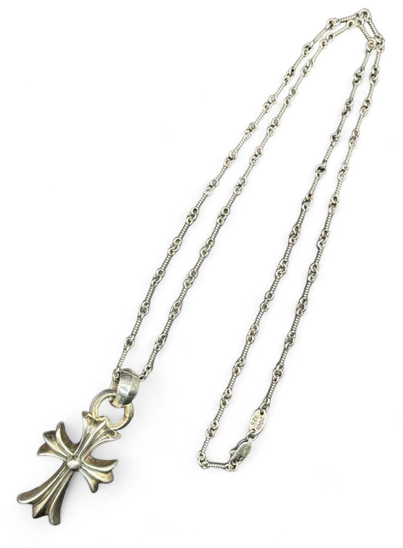 Chrome Hearts - Silver 925 Necklace Chain Cross Pendant