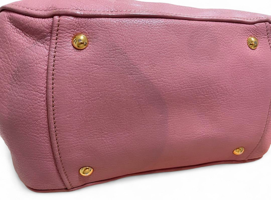 Miu Miu - Madras Pink Handbag Shoulder Bag Leather