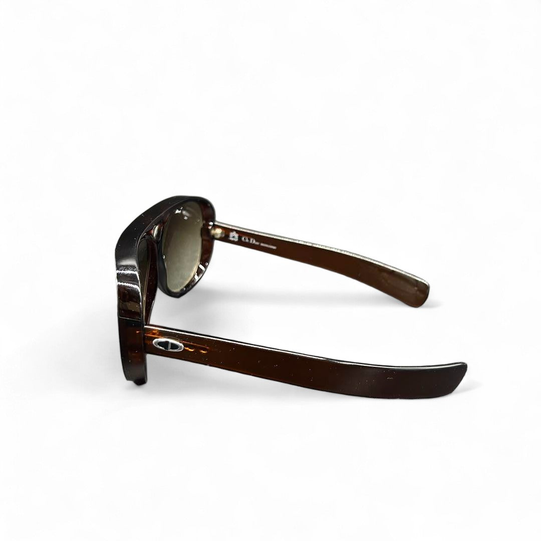 Christian Dior - Plastic Sunglasses 70s Brown