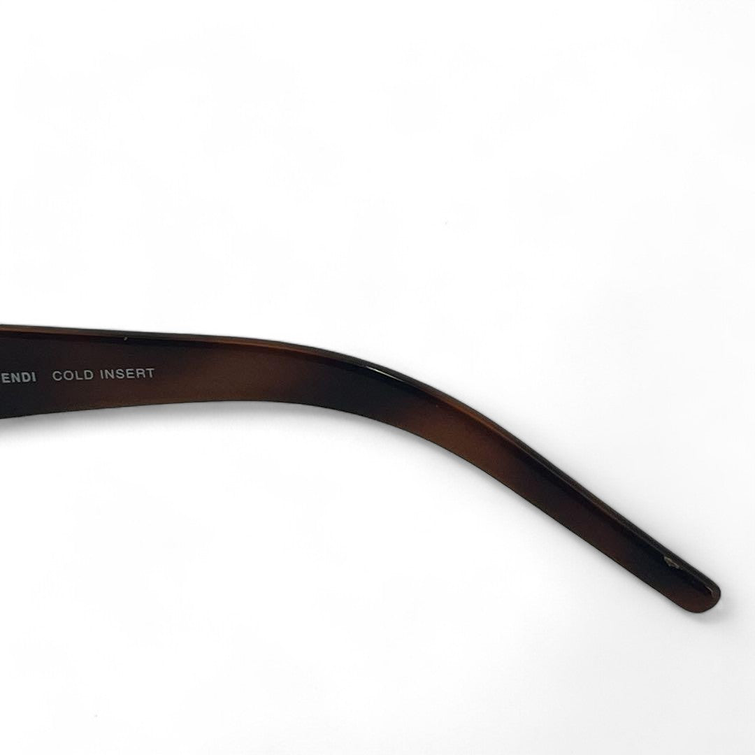 Fendi - Sunglasses Brown Plastic Monogram FF