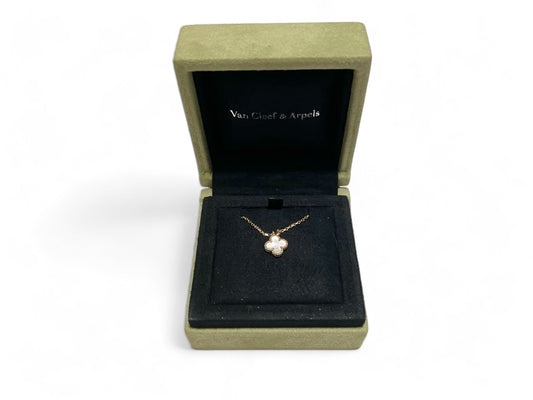 Van Cleef - Sweet Alhambra 18k gold chain necklace original with box and card