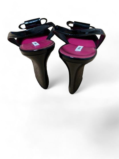 Miu Miu - 38,5 Ribbon Pink Black High Heels Summer