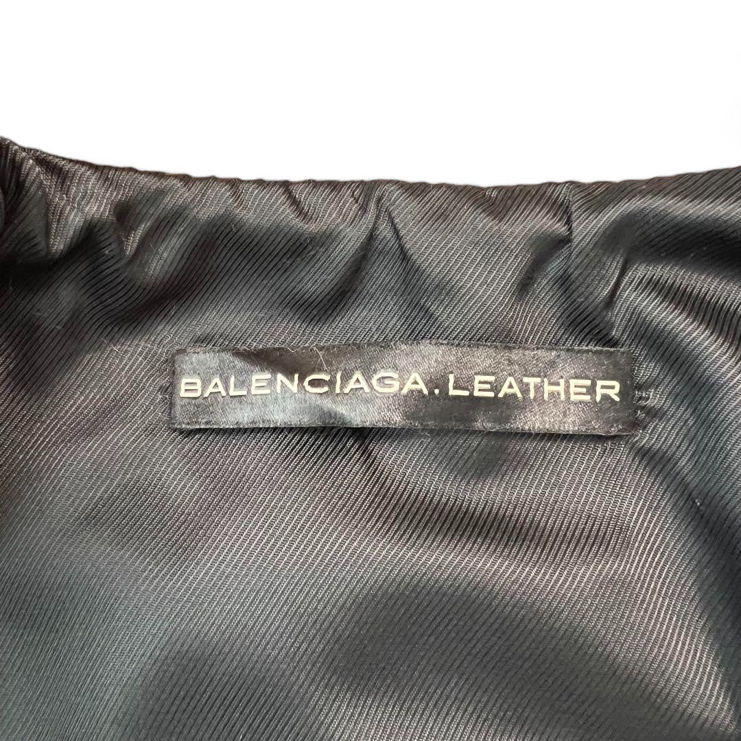 Balenciaga - FW10 lamb leather brown sheepskin riders jacket