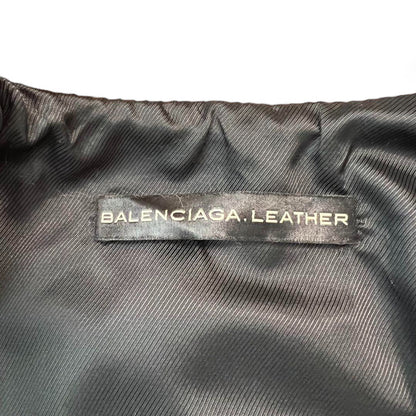 Balenciaga - FW10 lamb leather brown sheepskin riders jacket