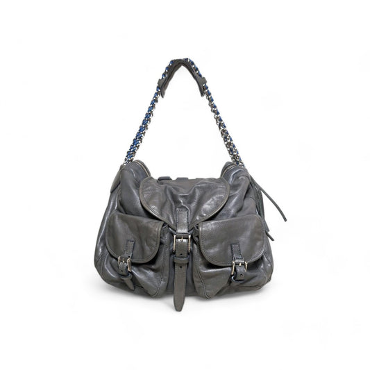 Balenciaga - Gray Shoulder Bag Handbag Paris