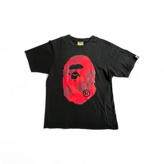 A Bathing Ape (BAPE) - Bapehead Camo T-Shirt Black Red