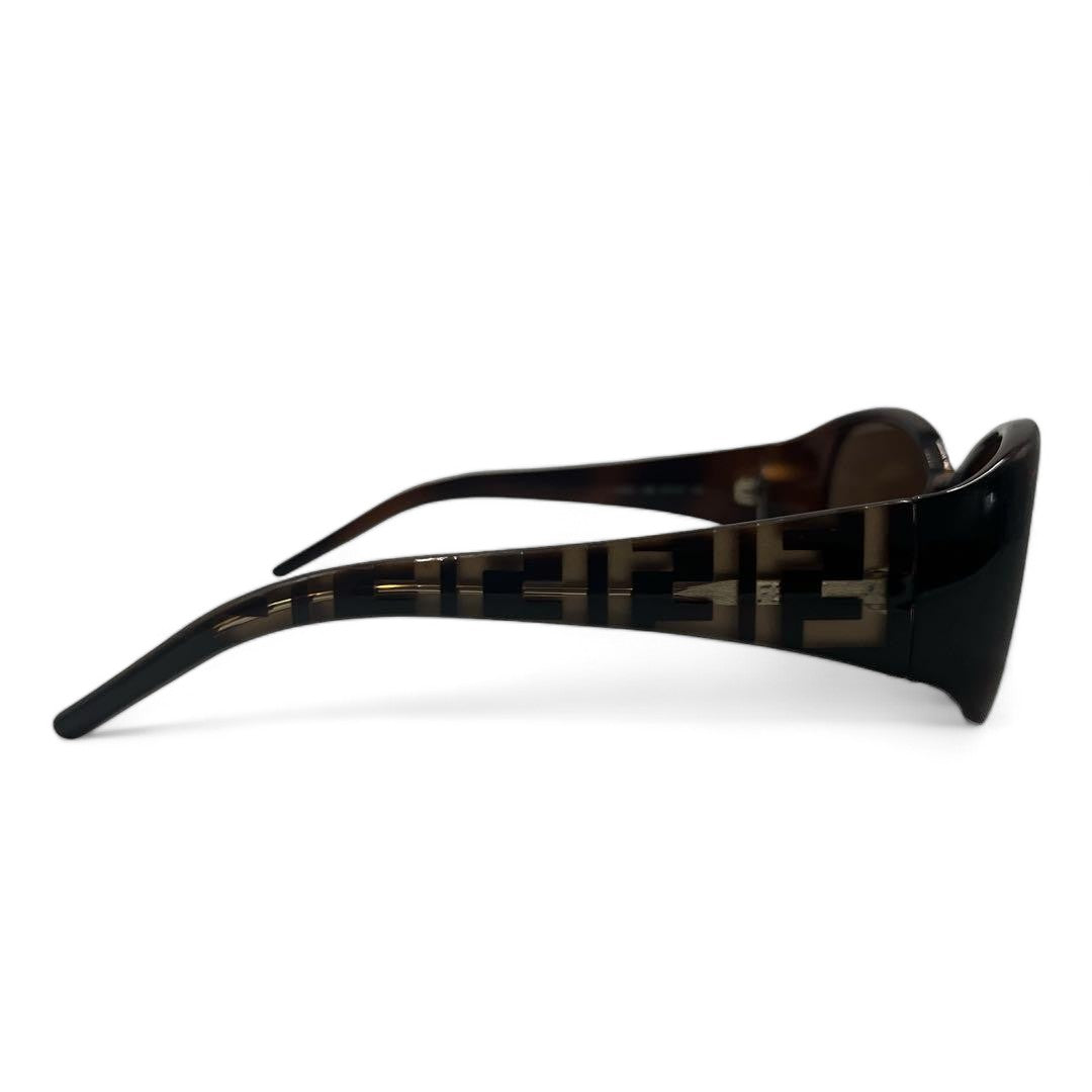 Fendi - Sunglasses Brown Plastic Monogram FF