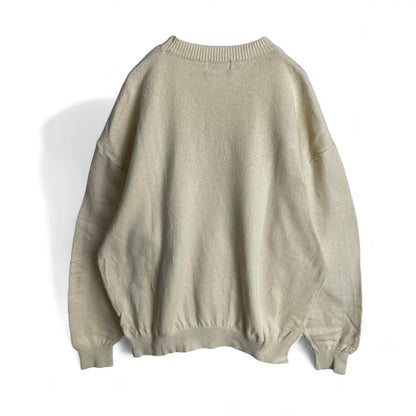 Hysteric Glamour - L Beige Knit Sweater Ultra Rare Y2K 00s