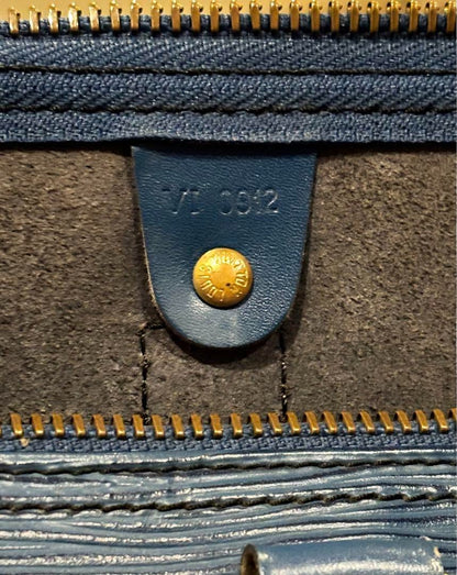 Louis Vuitton - Keepall 50 Light Blue Gold Hardware