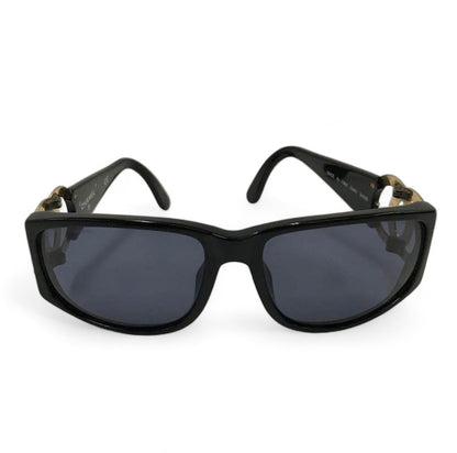 Chanel - vintage sunglasses black CC monogram with box coco