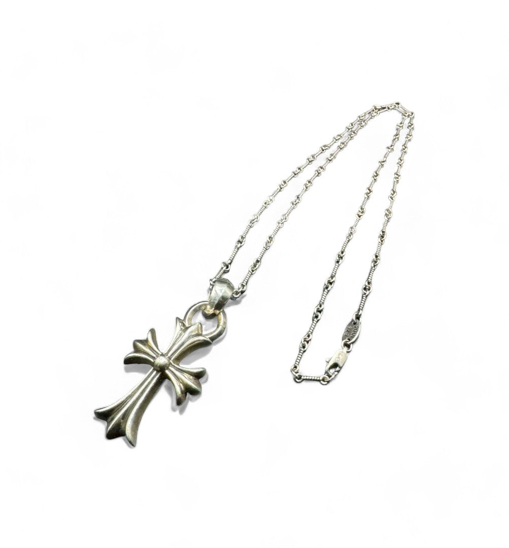 Chrome Hearts - Silver 925 Necklace Chain Cross Pendant