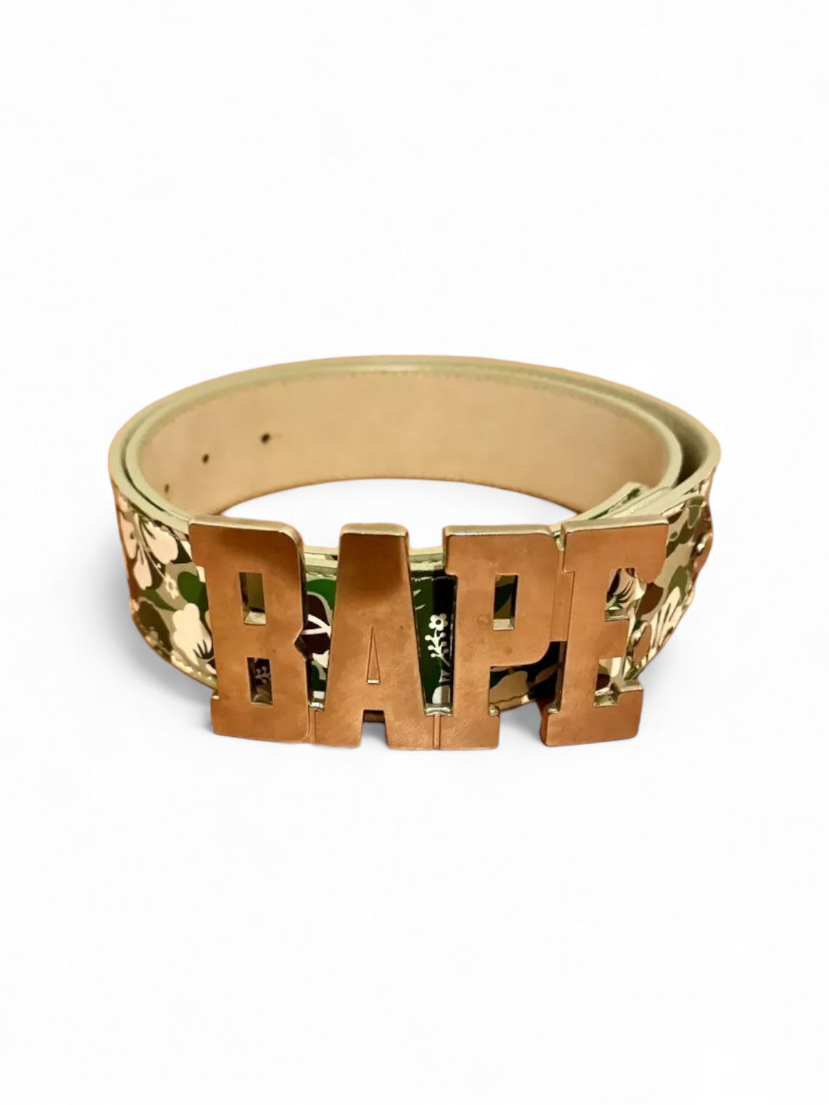 A Bathing Ape (BAPE) - M Flower Camo Belt Green Olive