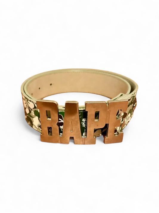 A Bathing Ape (BAPE) - M Flower Camo Belt Green Olive