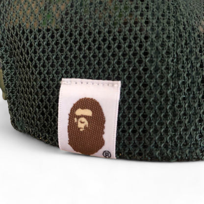 A Bathing Ape (Bape) - camo mesh cap vintage nigo like new bapehead