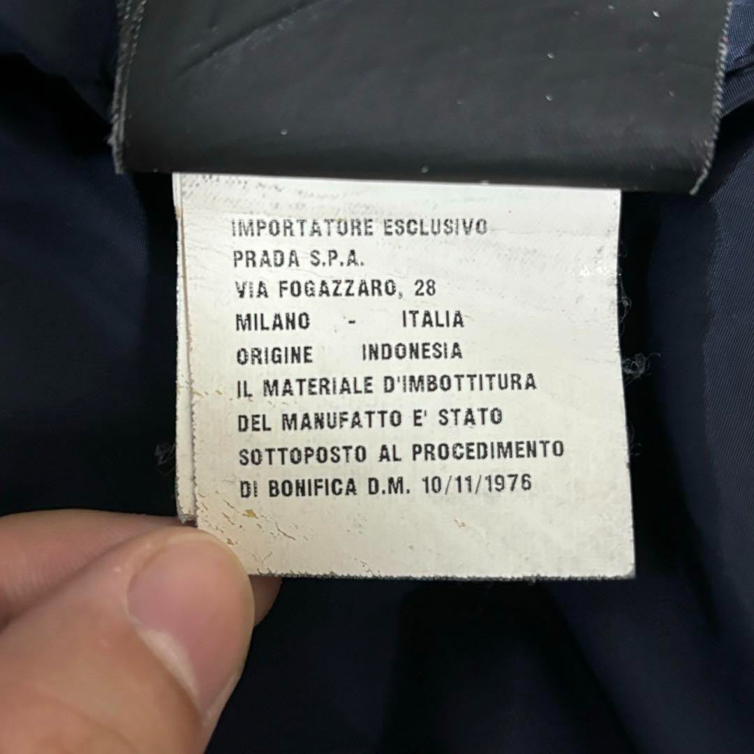 Prada - Down Veste Black Triangle Logo Puffer