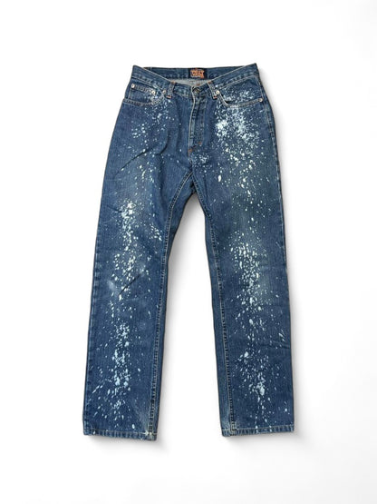 Walter Van Beirendonck - 30 Splinter Painter snake denim jeans baggy y2k 00s