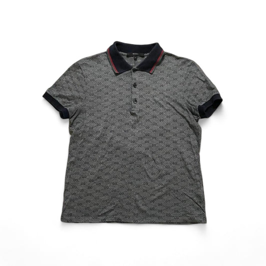 Gucci - S polo shirt GG monogram short sleeve shirt