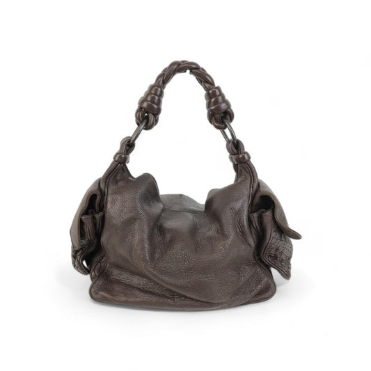 Bottega Veneta - Handbag Brown Nappa Leather Intrecciato