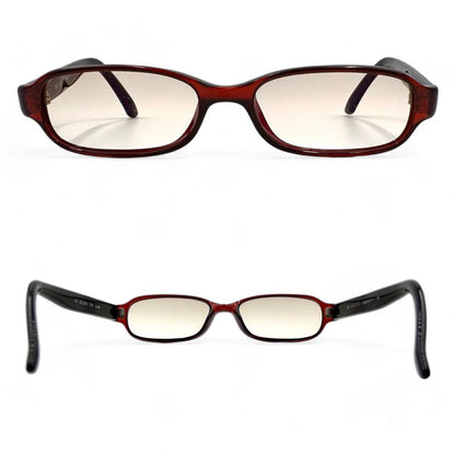 Gucci - Glasses Side Logo Monogram Retro Red Full Rim