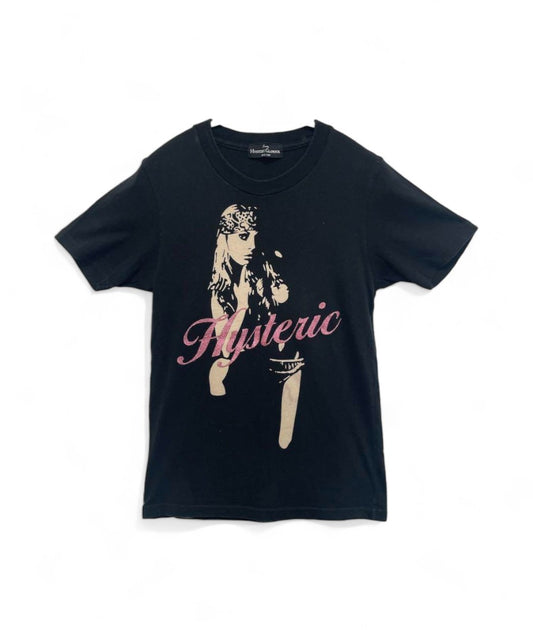 Hysteric Glamour - M AW99 vintage tourtee hysteric tshirt pink black